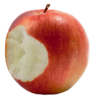 a whole apple